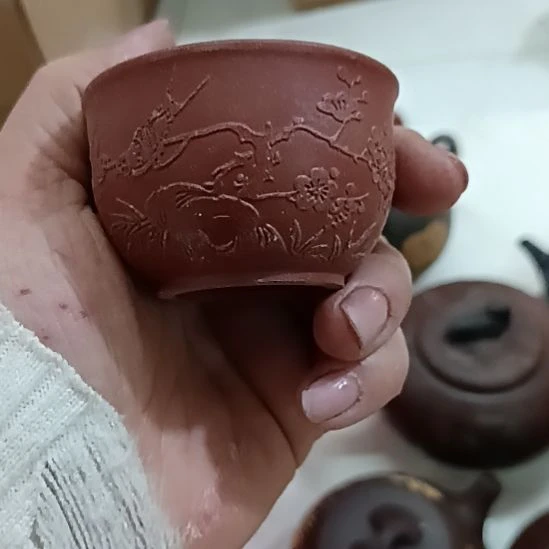 紫砂茶杯紫砂壶手工制作