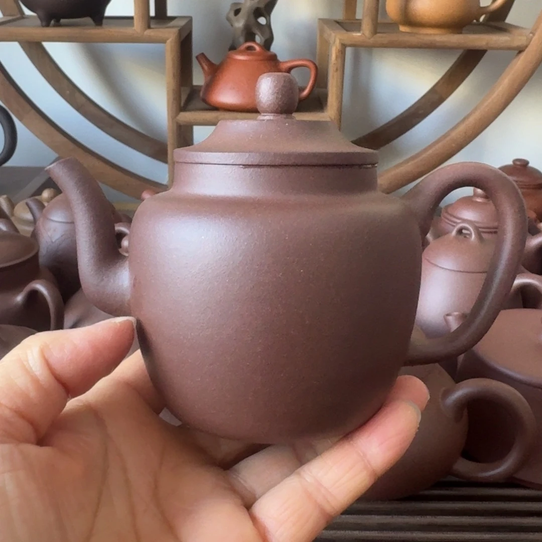 茶壶紫砂270cc宫灯嫩底槽清