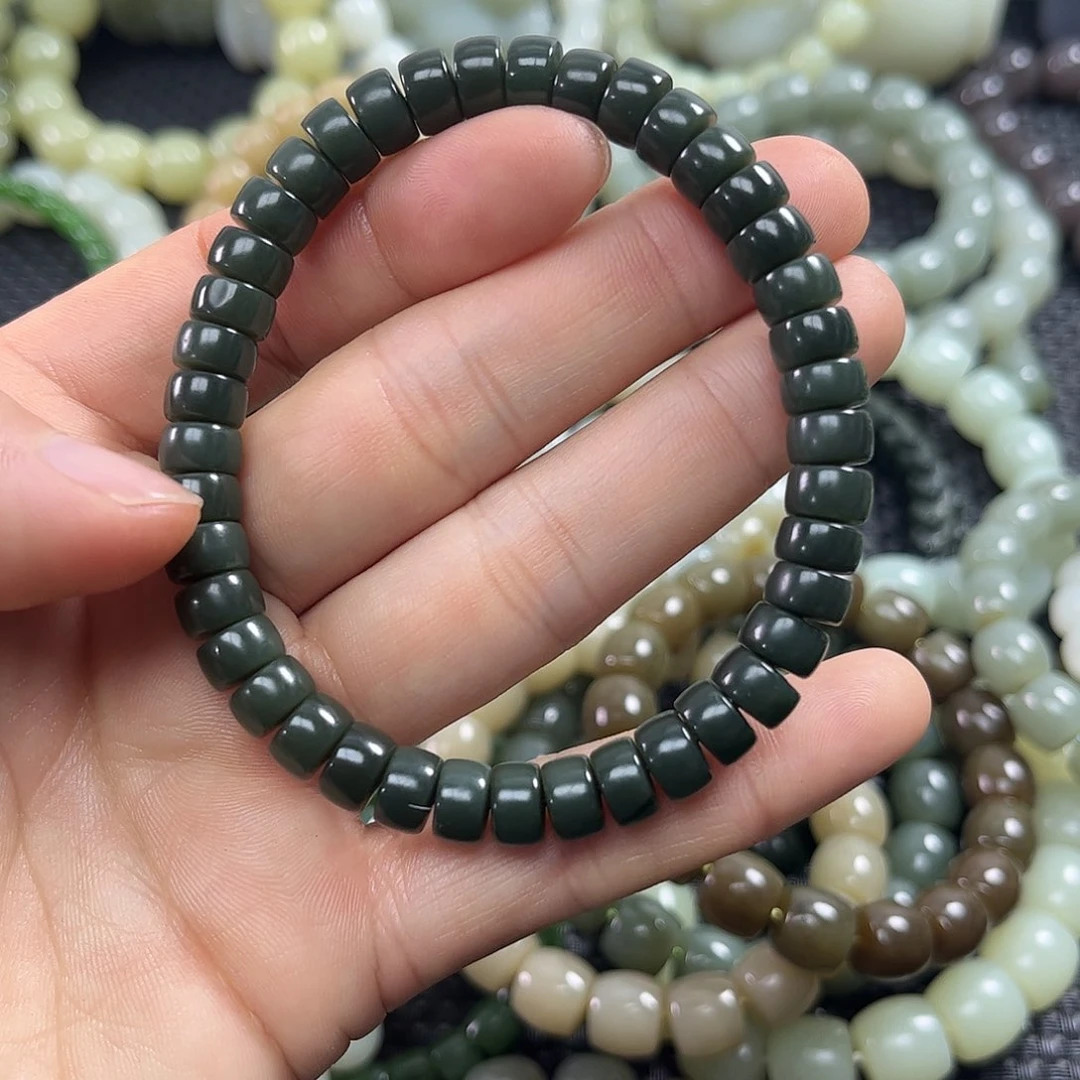 和田玉手链未镶嵌