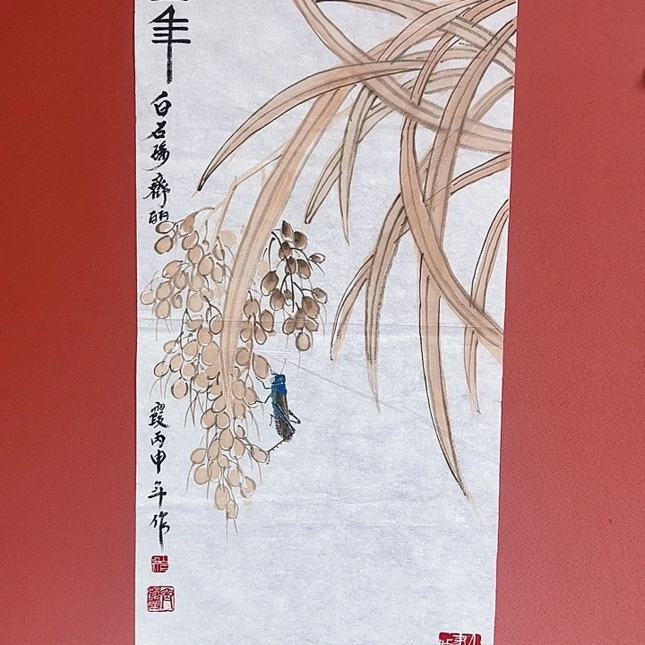 国画齐丽霞老师手绘作品