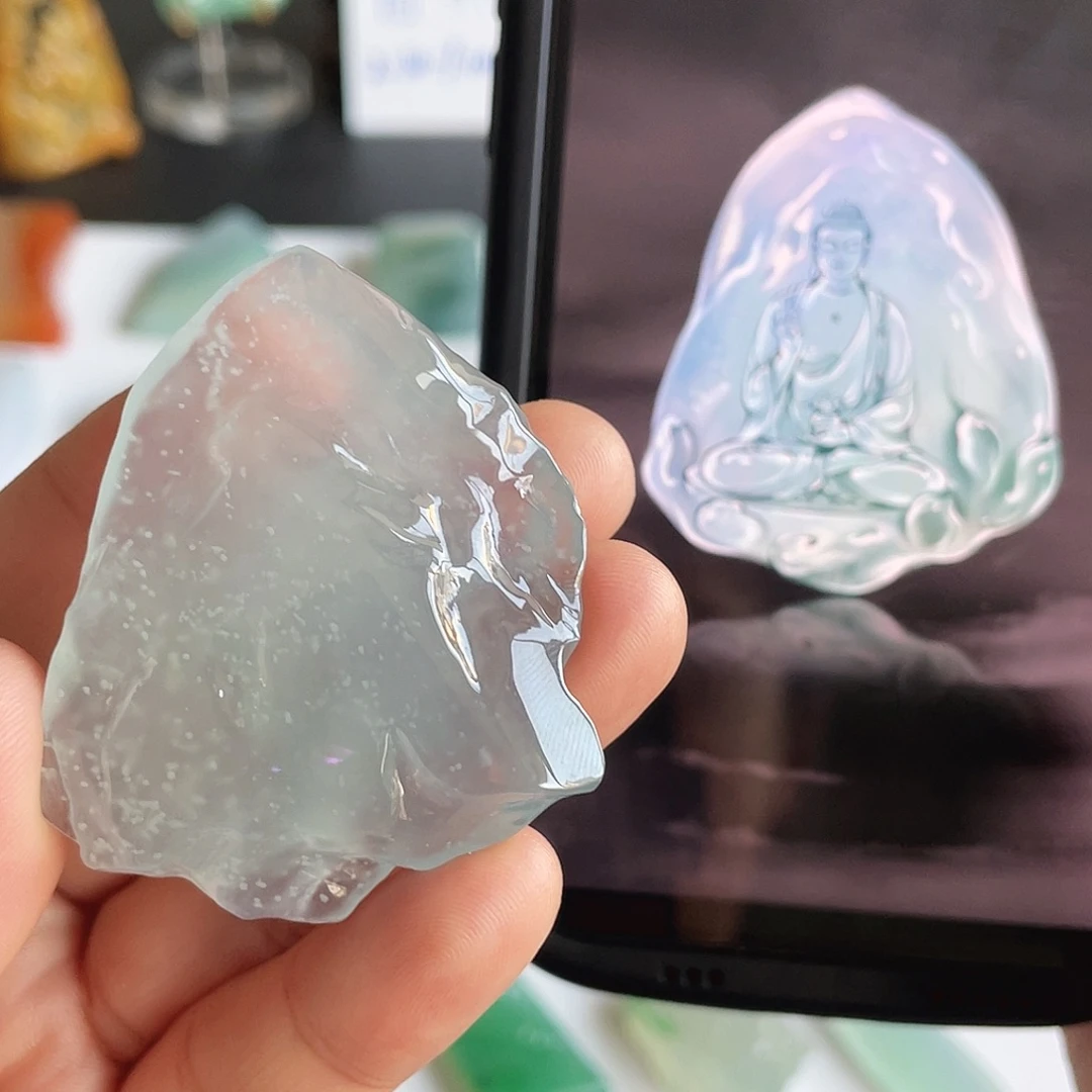 定制翡翠未镶嵌包工