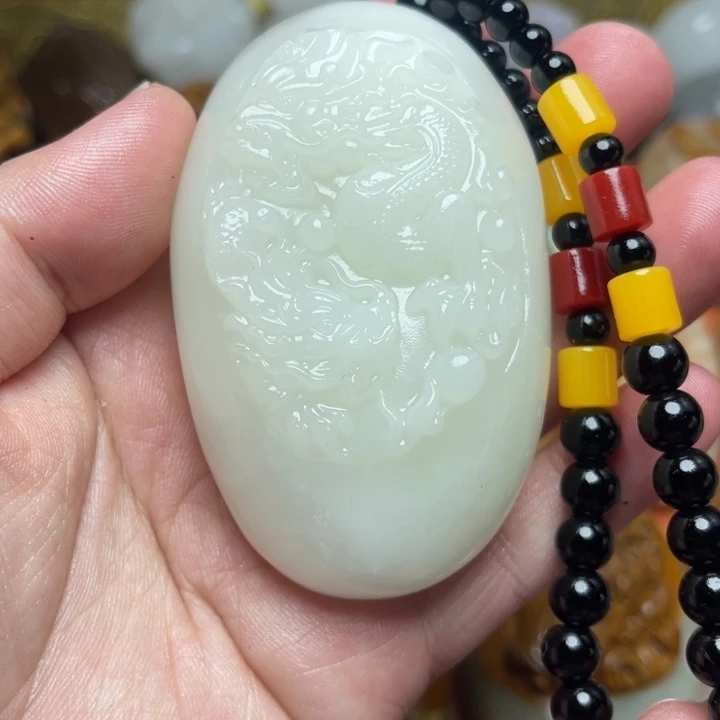 石材天然方解石手把件不退换