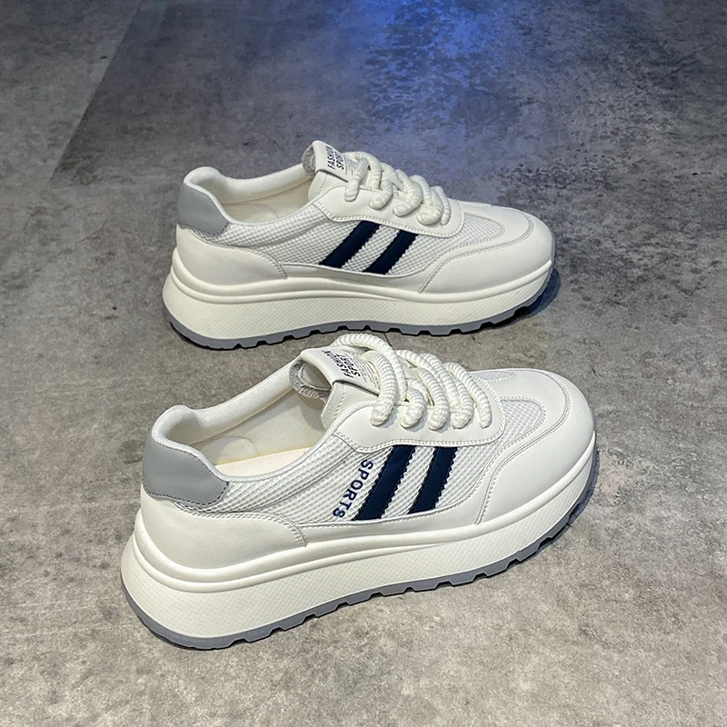 【花本纯】阿甘老爹鞋真皮休闲鞋平底舒适百搭时尚ins品牌鞋女