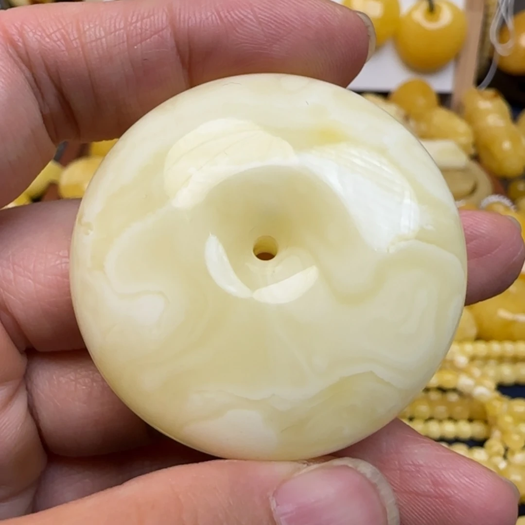 蜜蜡未镶嵌毛衣链天然蜜蜡