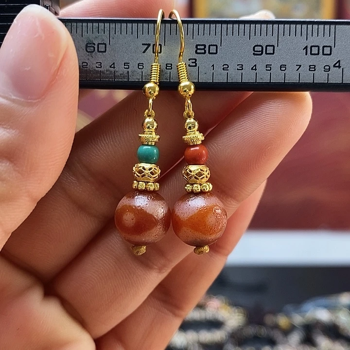 玛瑙/玉髓合金颈饰