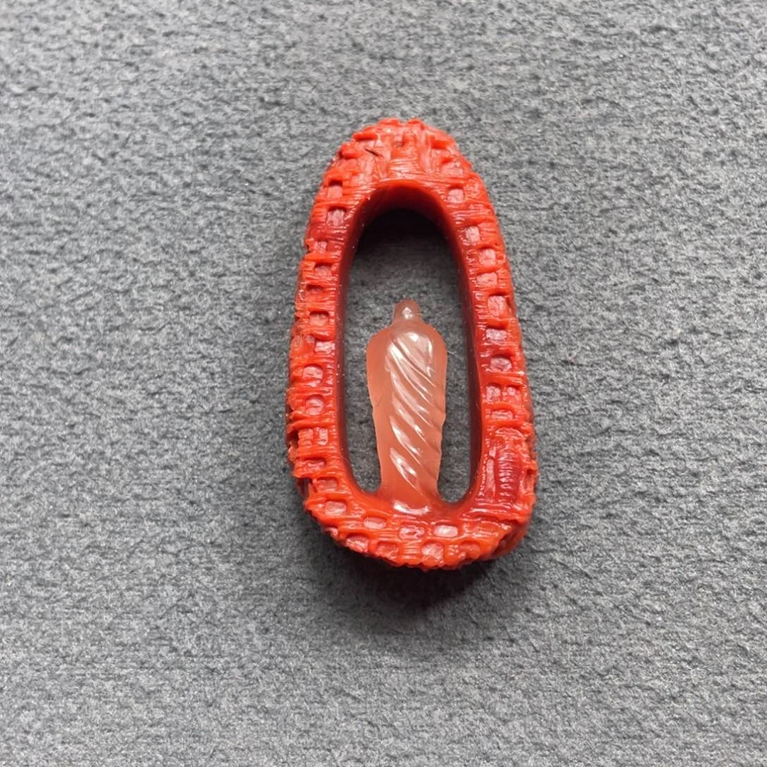 你***爸南红玛瑙未镶嵌颈饰