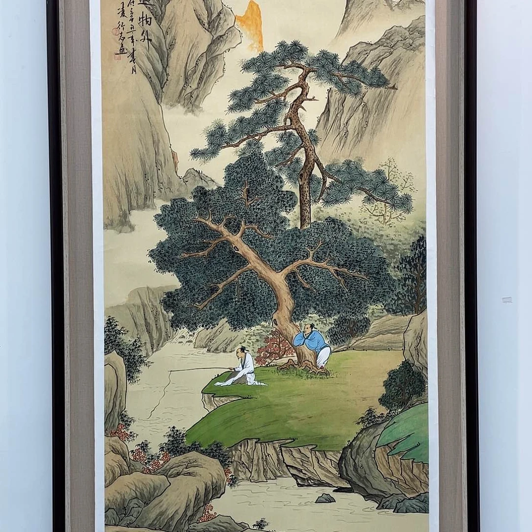 国画凌行志手绘作品