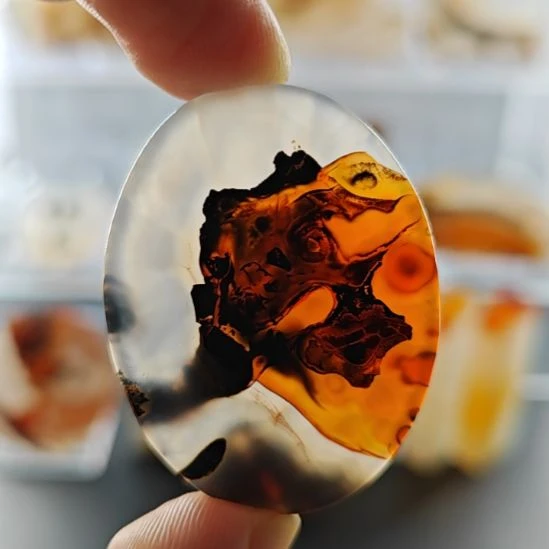 玛瑙/玉髓未镶嵌吊坠(不含链)108号