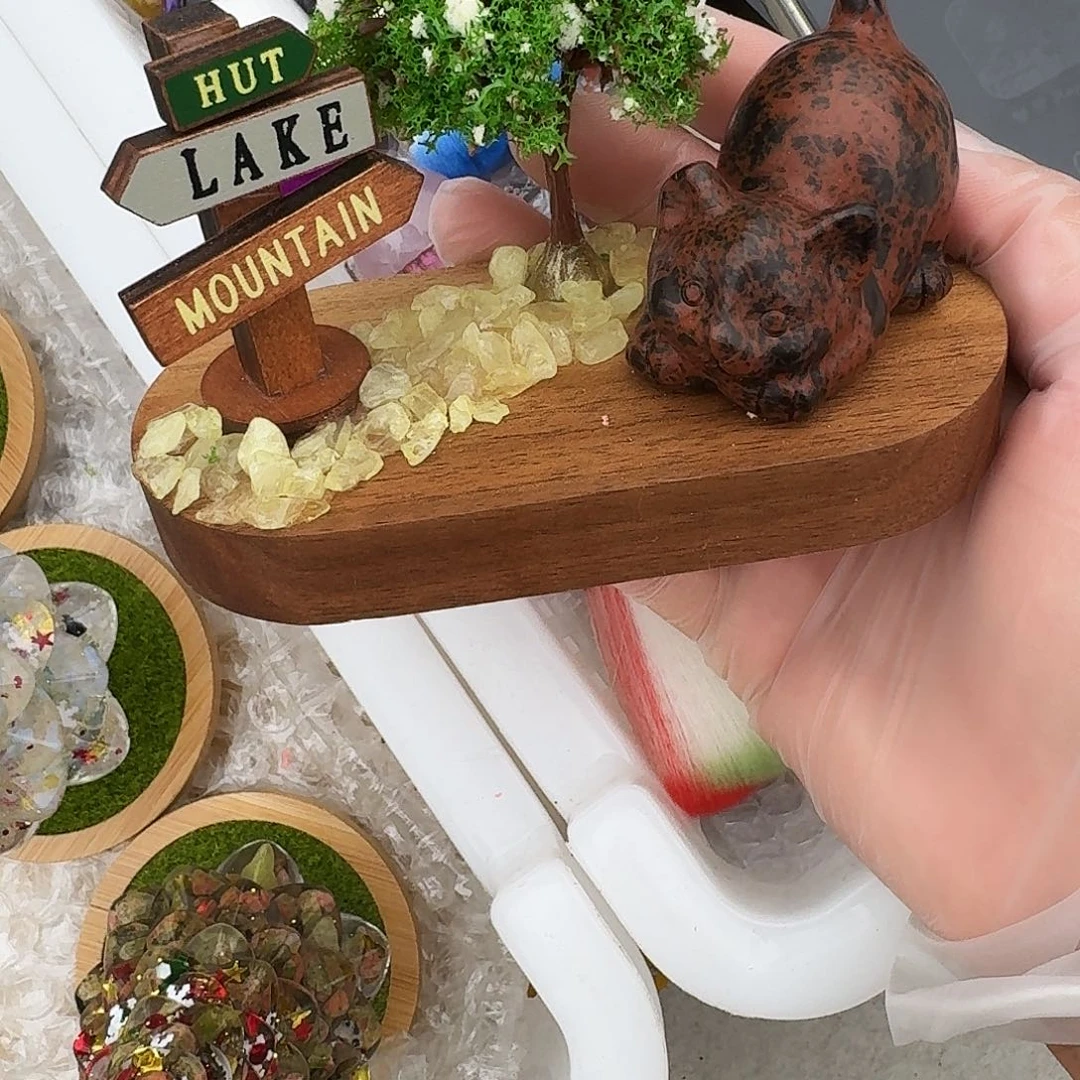 T****黄晶手链未镶嵌红