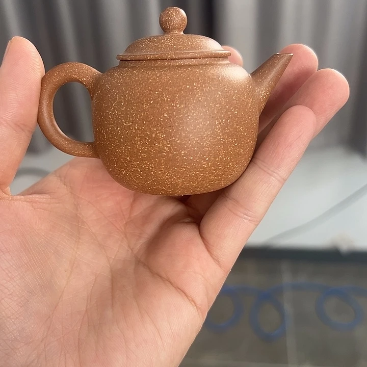 紫砂茶壶小*妹蟹黄段泥梨形