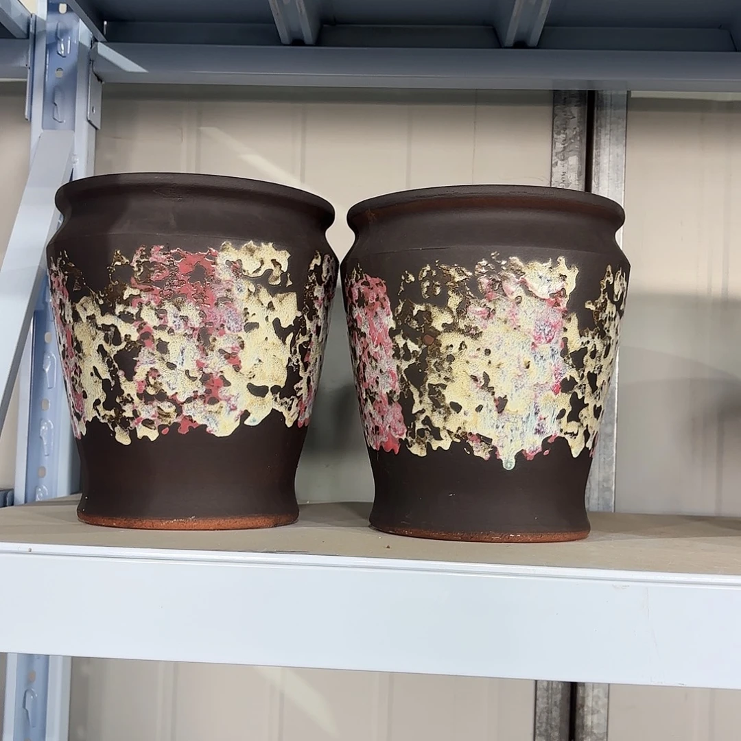 正品两个高22/18红陶