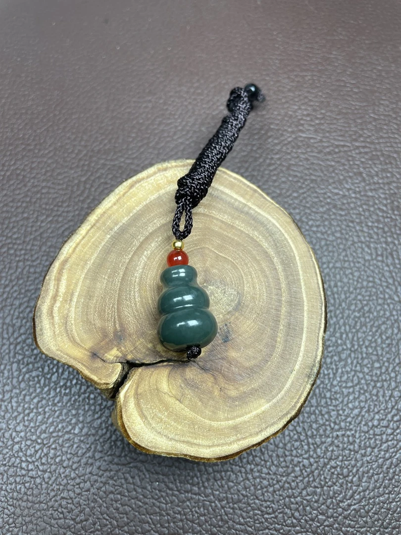 【抖音官方质检】纯天然和田玉葫芦吊坠FL30035(多样性拍一发一）