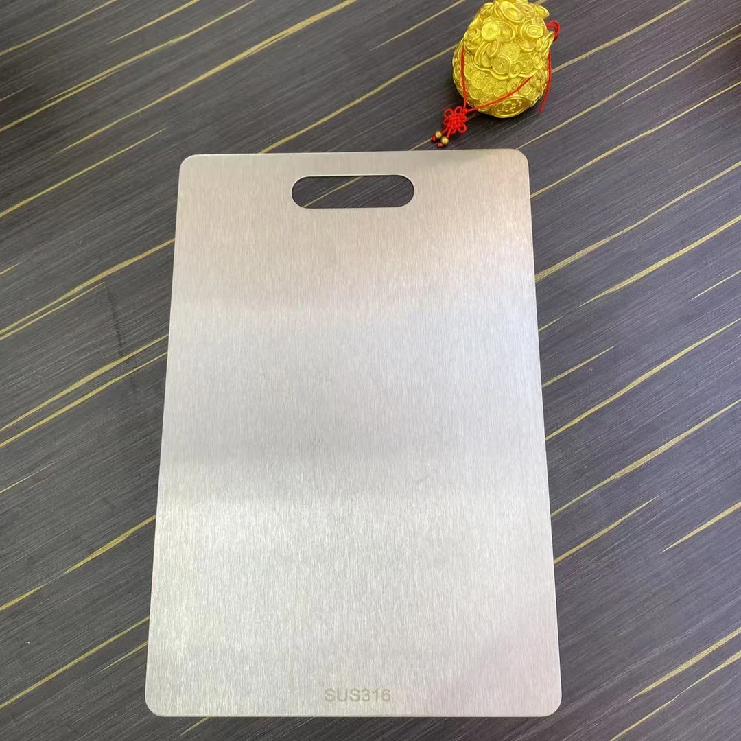 食品级不锈钢长方菜板家用厨房必备轻奢现代高级感简约【汤家限定】