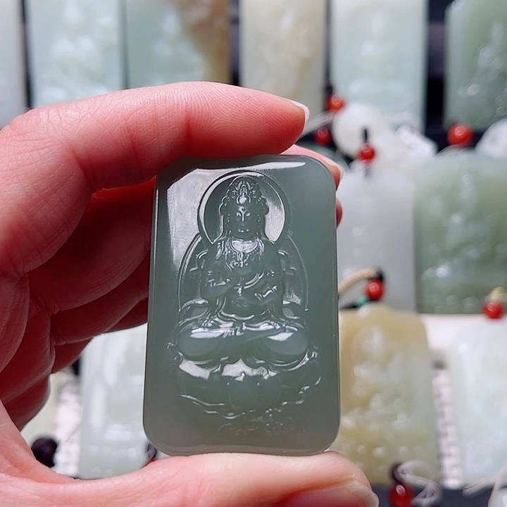 和田玉未镶嵌挂件