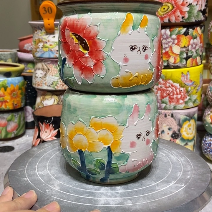 景德镇艺术手绘作品