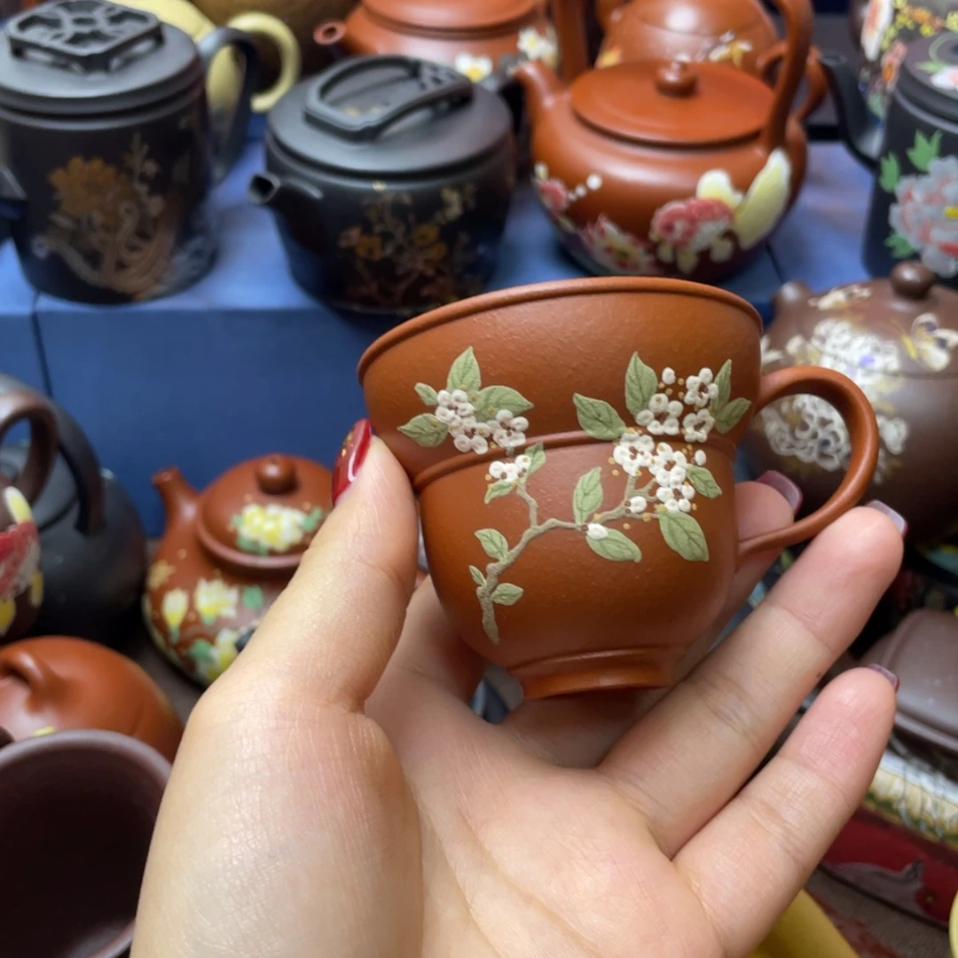 紫砂茶杯紫砂主人杯100cc