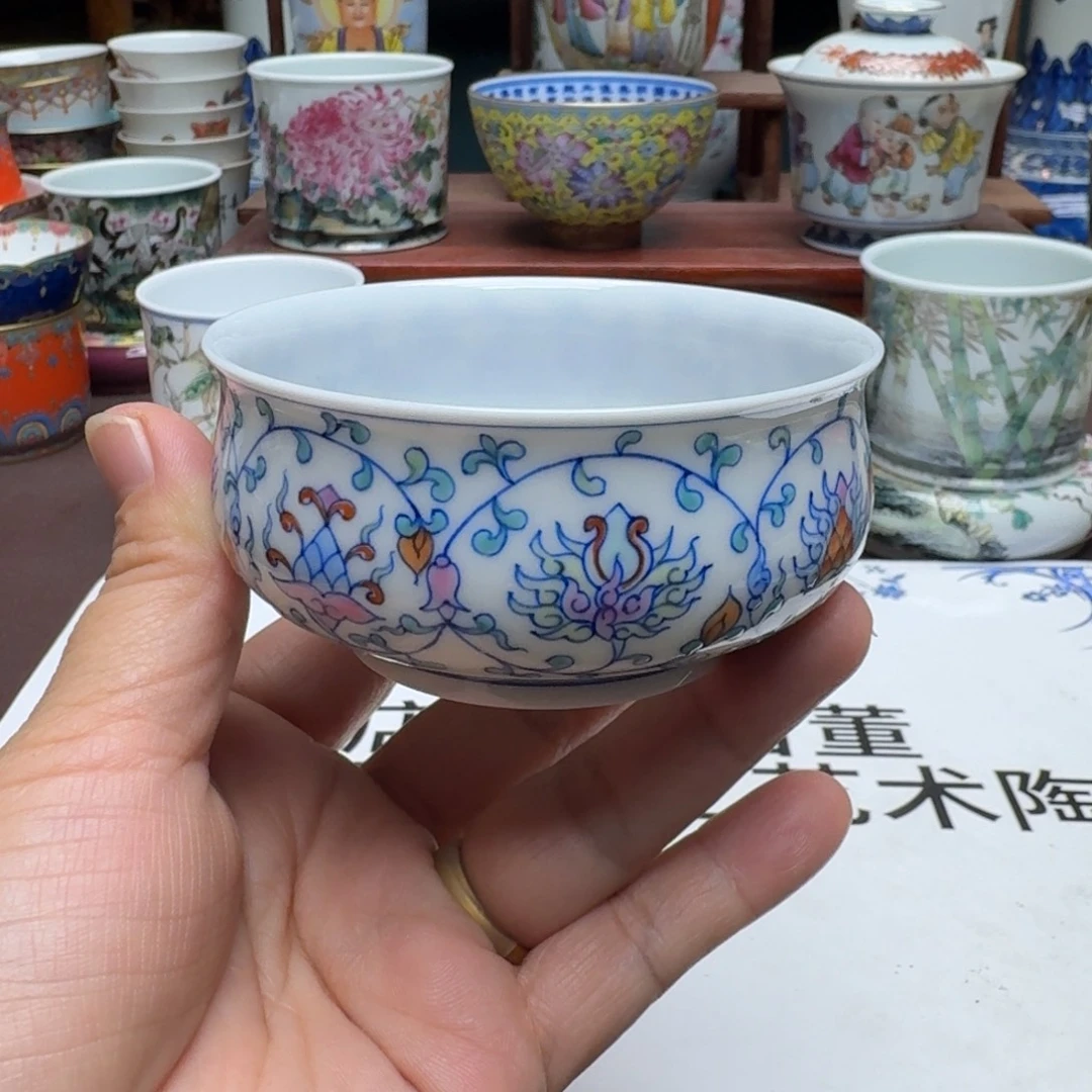 景德镇手工手绘展示