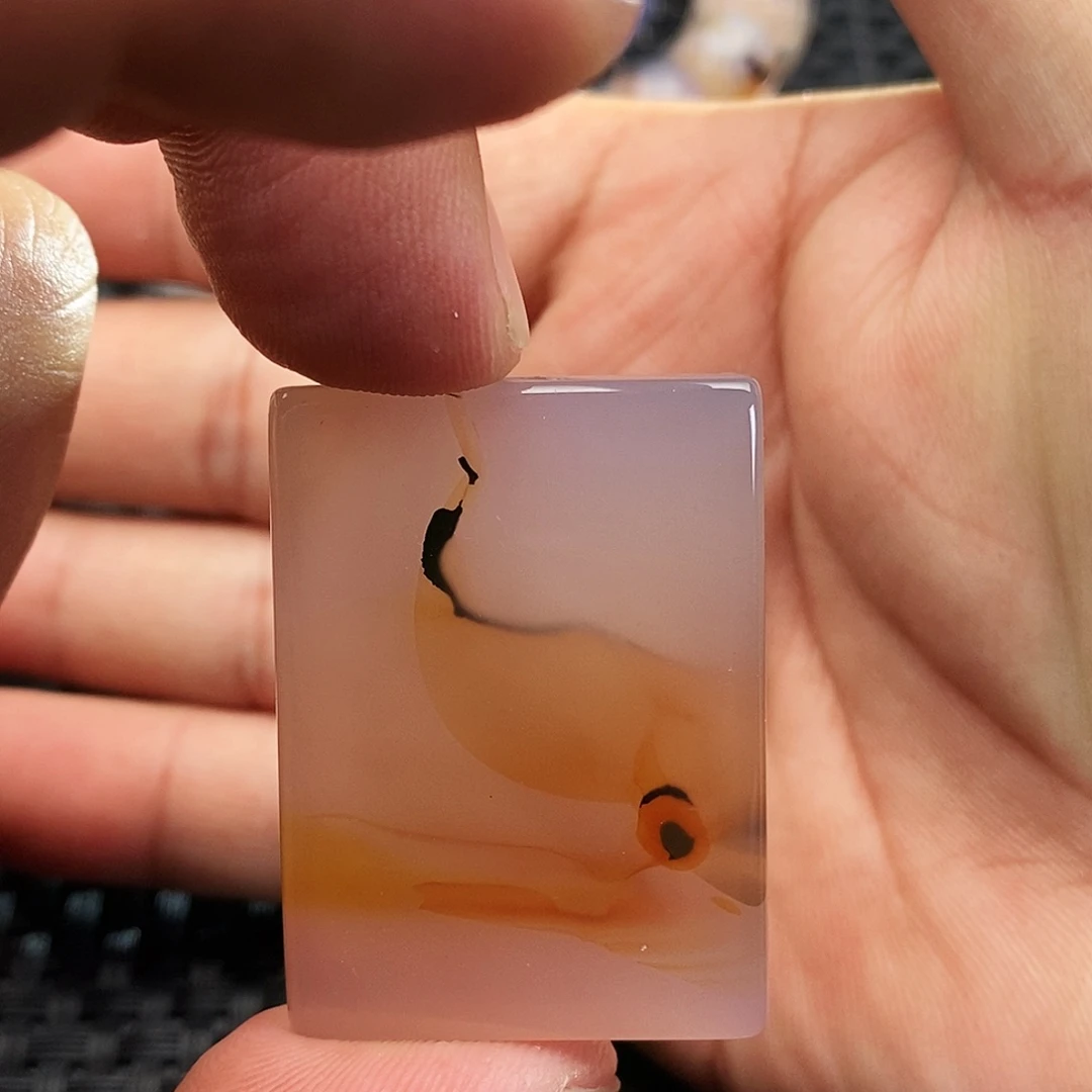 玛瑙/玉髓未镶嵌吊坠(不含链)510