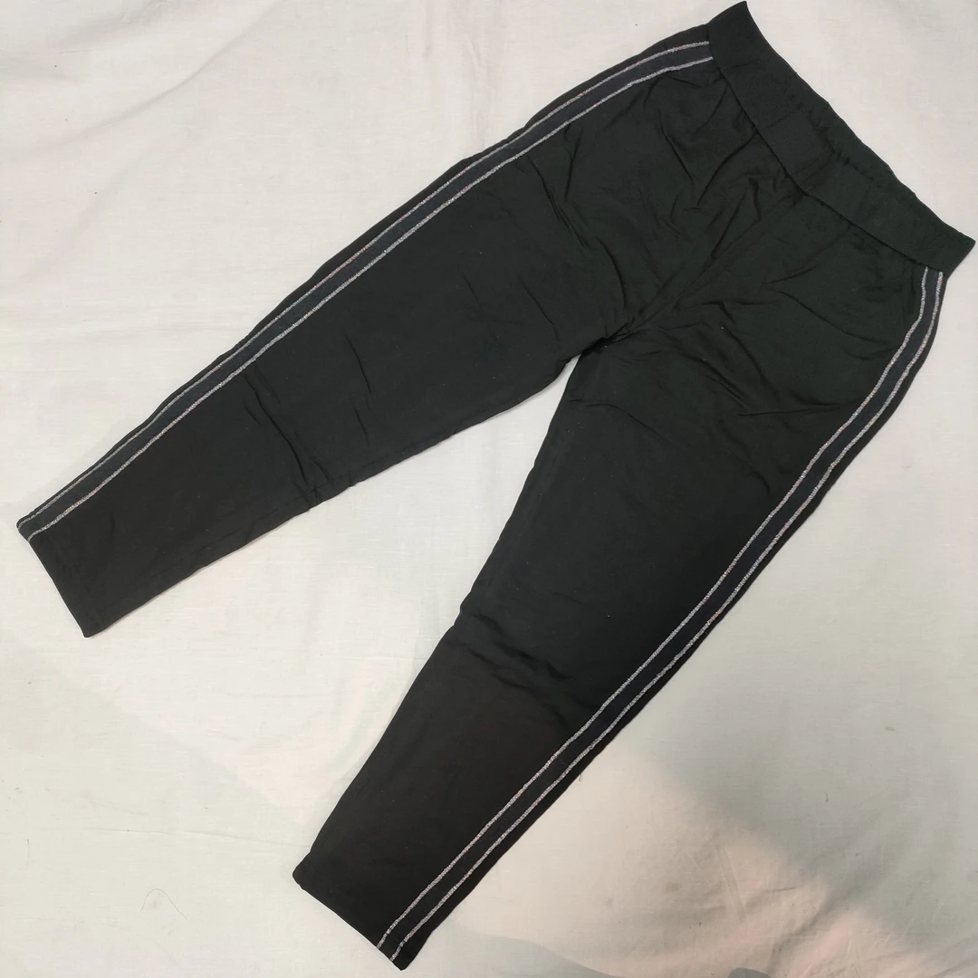 秋冬两条彩线棉裤-果梓2898