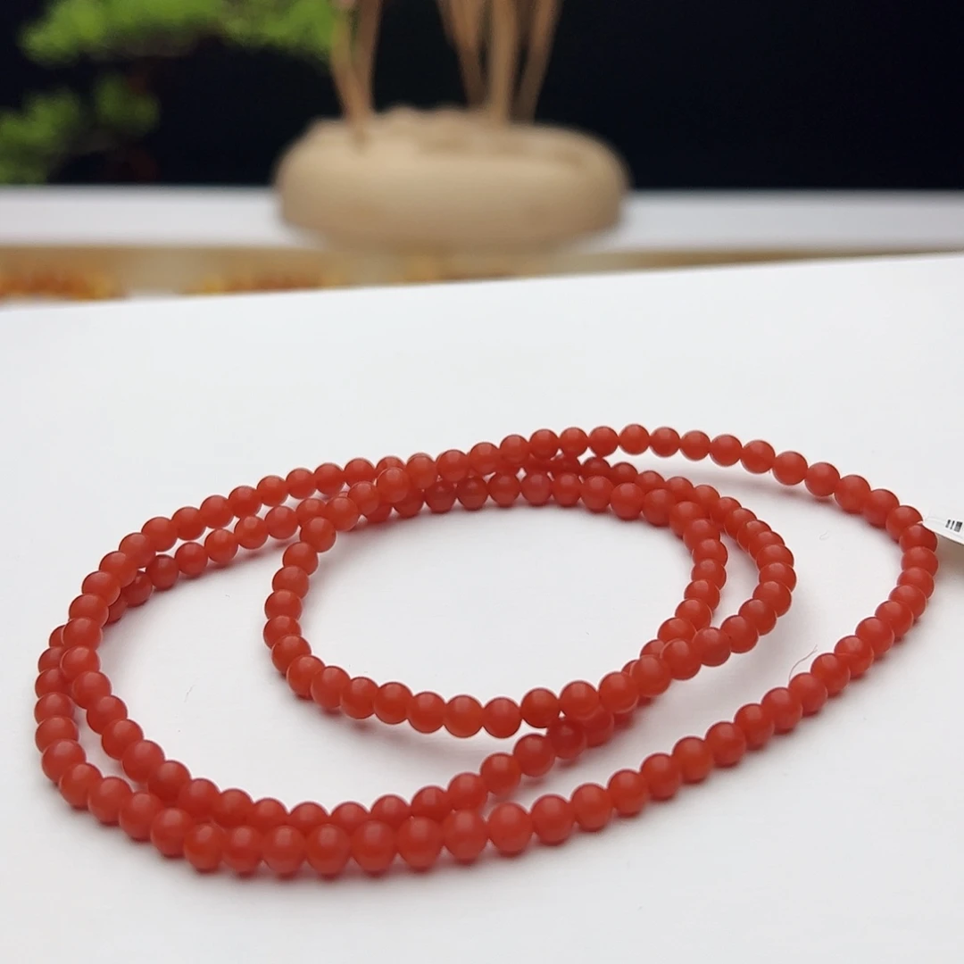 南红玛瑙未镶嵌手链南红4.6mm21.38