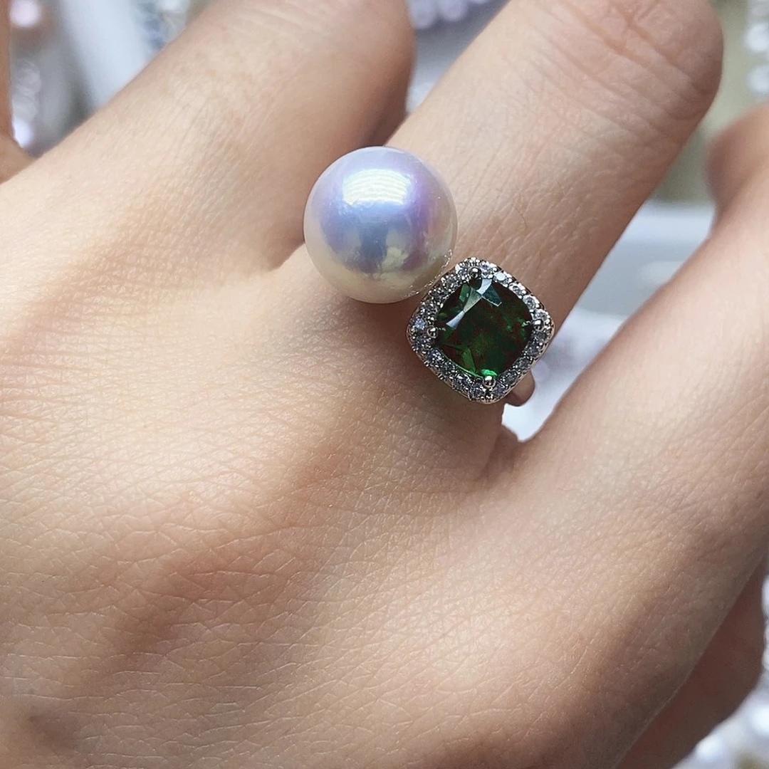 未镶嵌戒指淡水珍珠