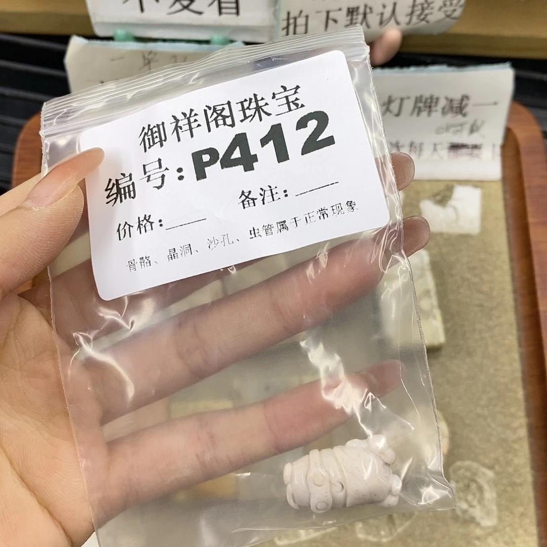 硅化珊瑚（珊瑚玉）未镶嵌颈饰四*