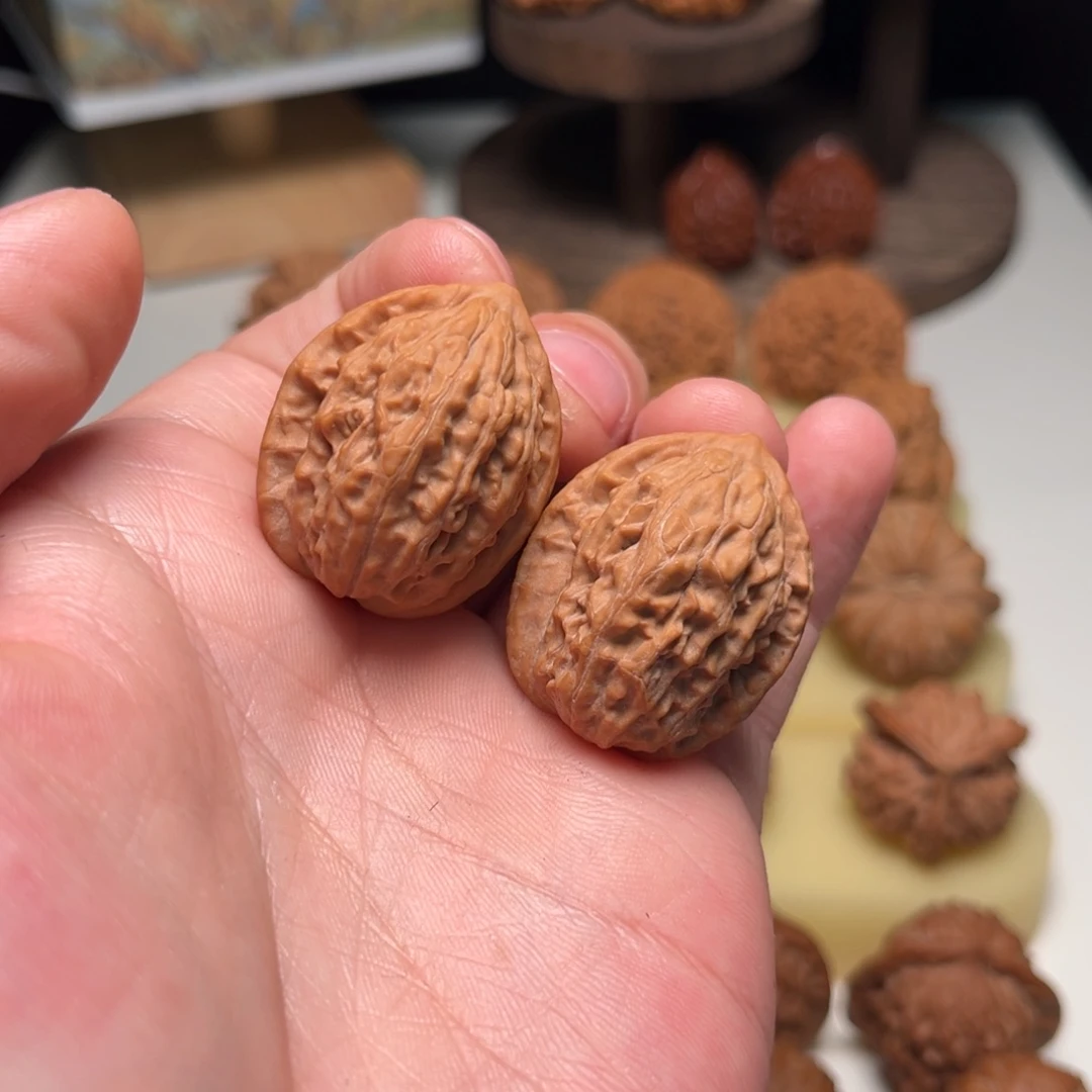 吊坠文玩核桃28大红袍