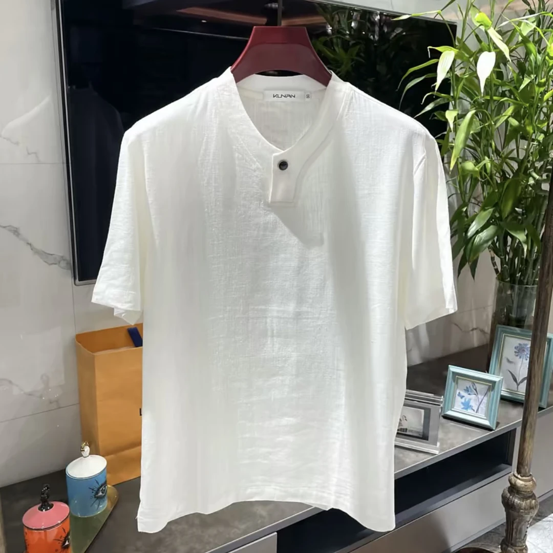 【孟璐高端·轻奢男装】KN｜MENGLU2025｜高端欧货短袖T恤