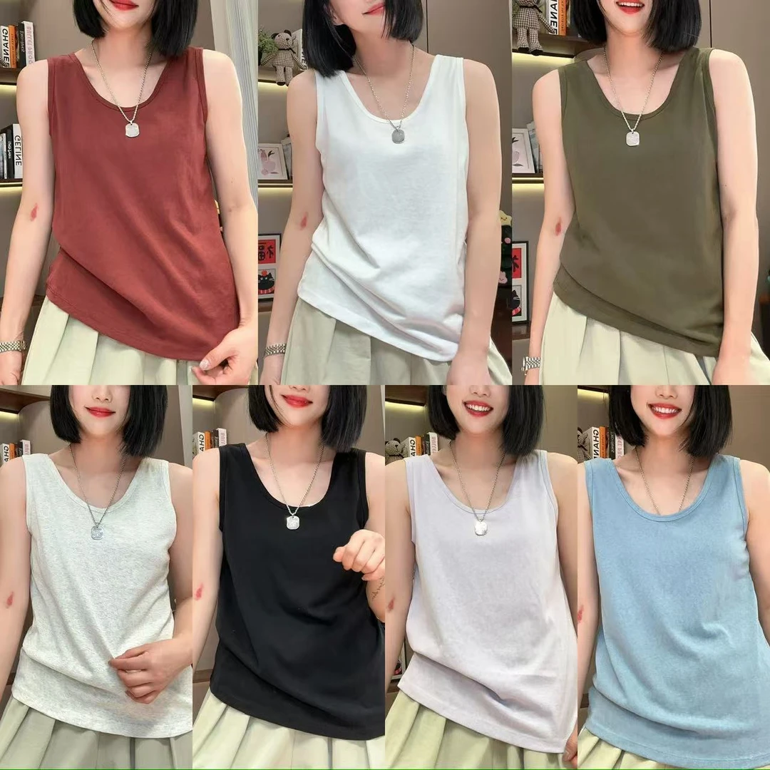 纯色主义叠穿单穿净版背心马甲5-4-7