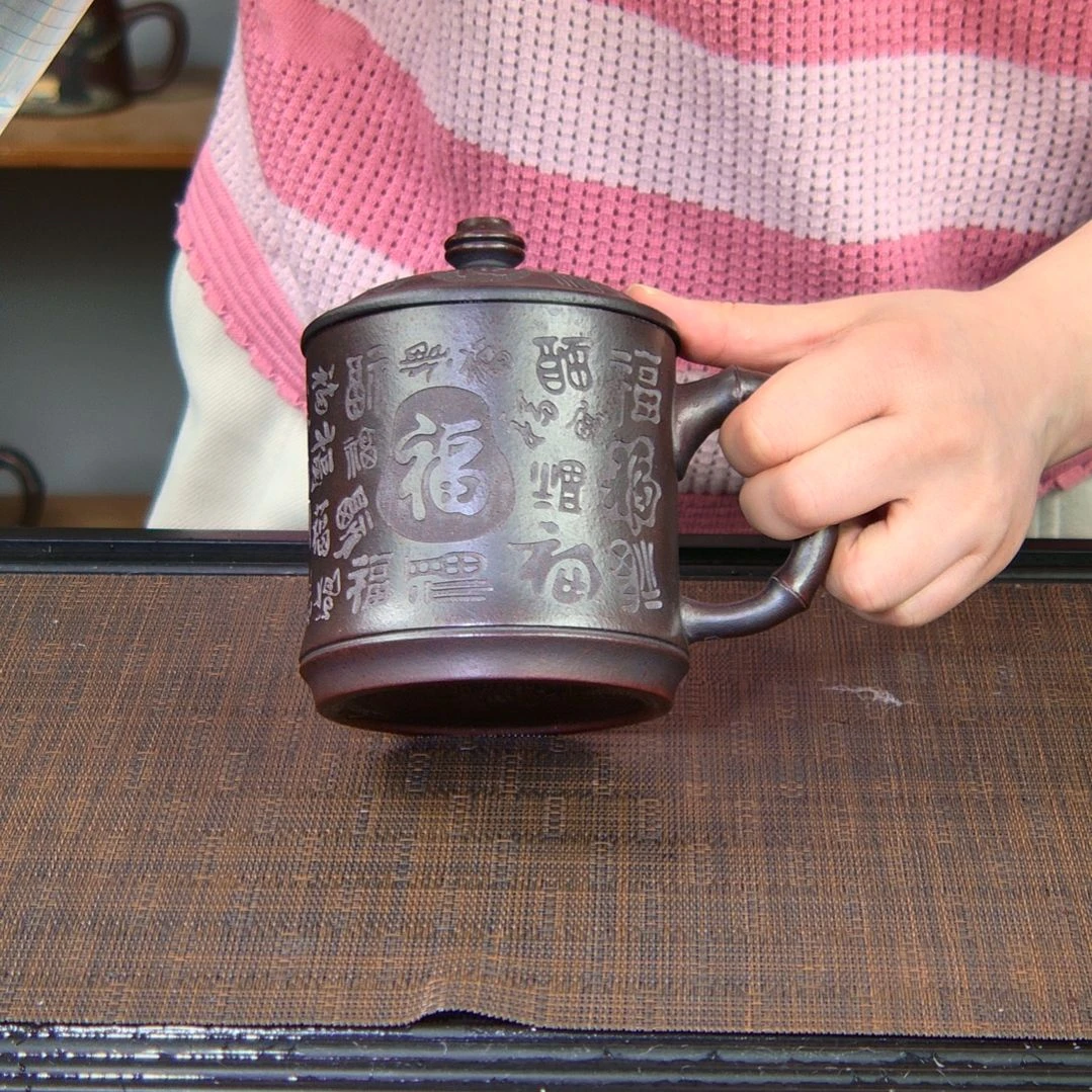 紫砂茶杯高货放漏