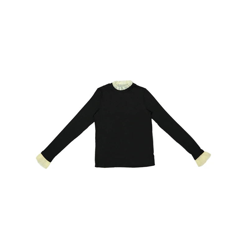 【U.M】向阳伊士曼醋酸羊毛软糯保暖打底T恤简约百搭