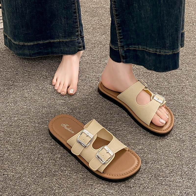 防滑软底百搭网红爆款休闲凉拖鞋凉鞋一字拖清凉海水女拖夏季平底