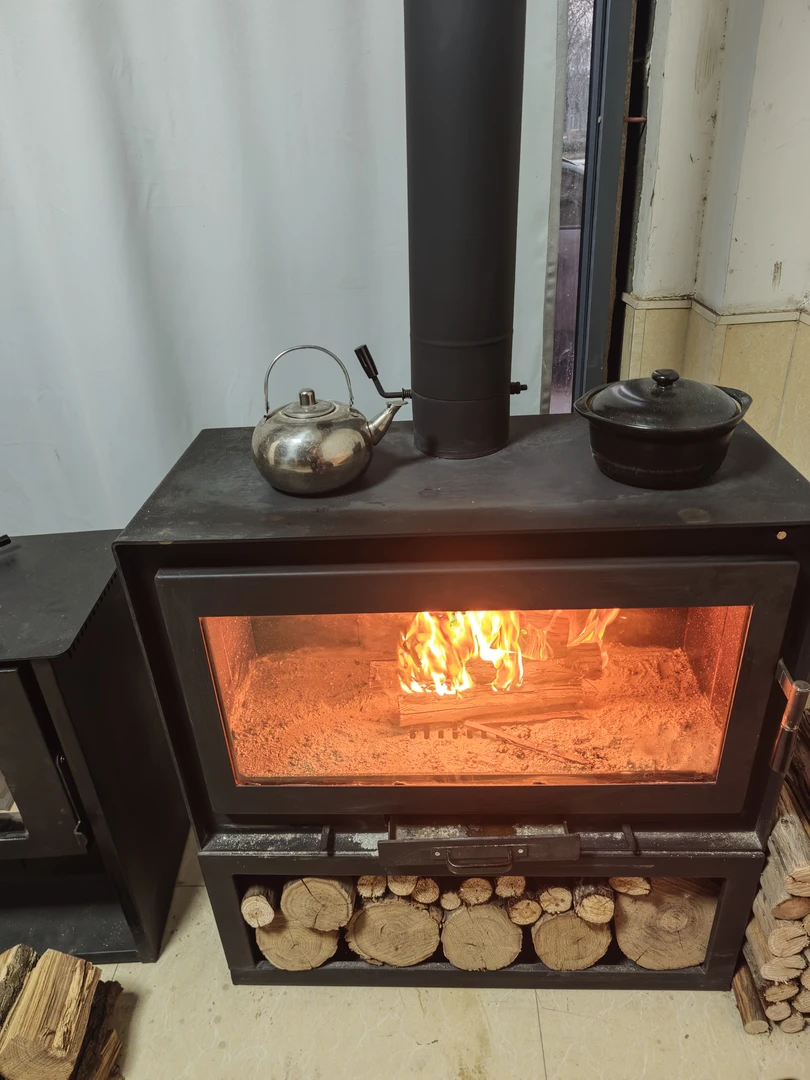 90款壁炉，节能环保燃木壁炉。