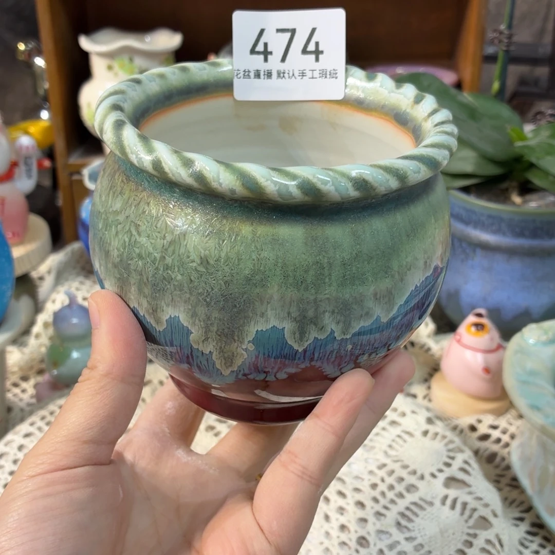 景德镇陶瓷花盆艺术