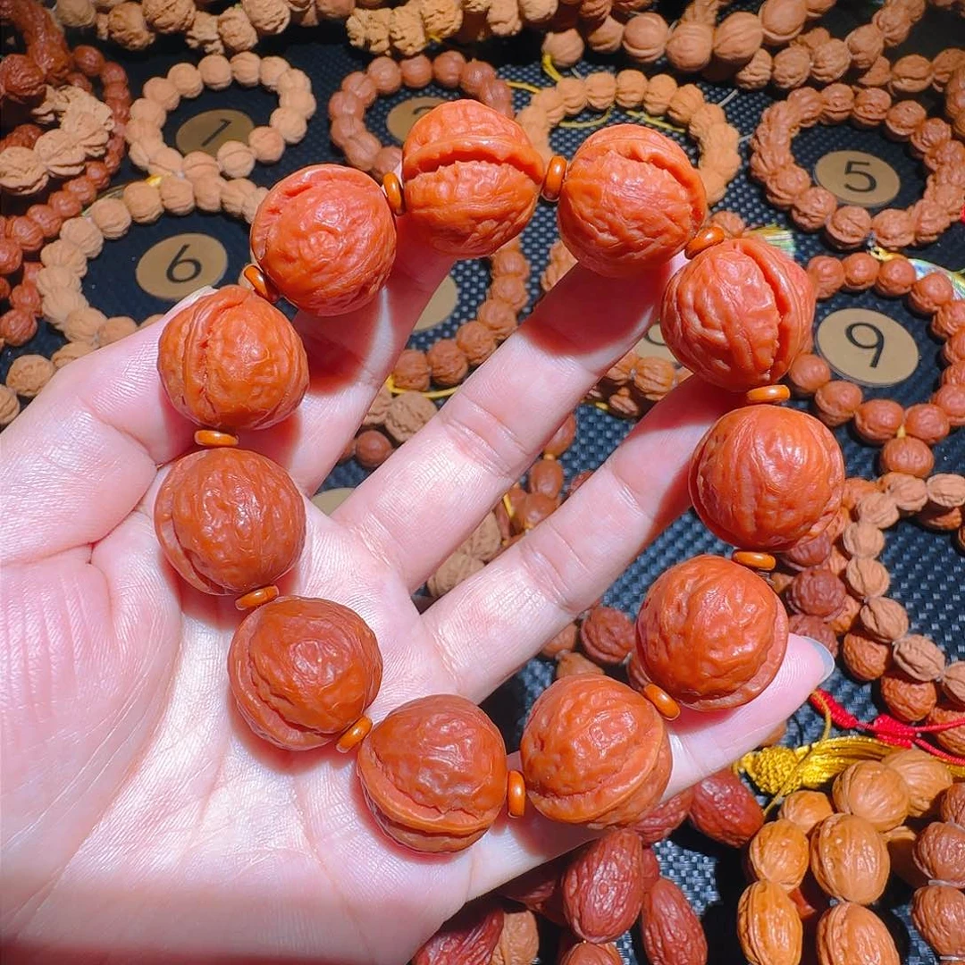 文玩核桃吊坠元宝一道筋单圈