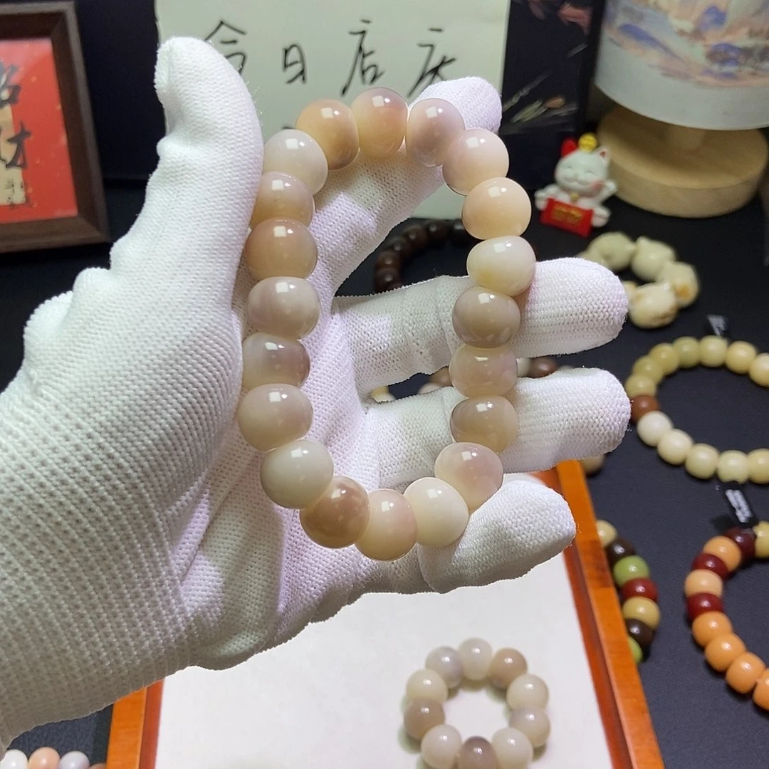 蜡***o吊坠菩提根/象牙果卡14蒜瓣微瑕