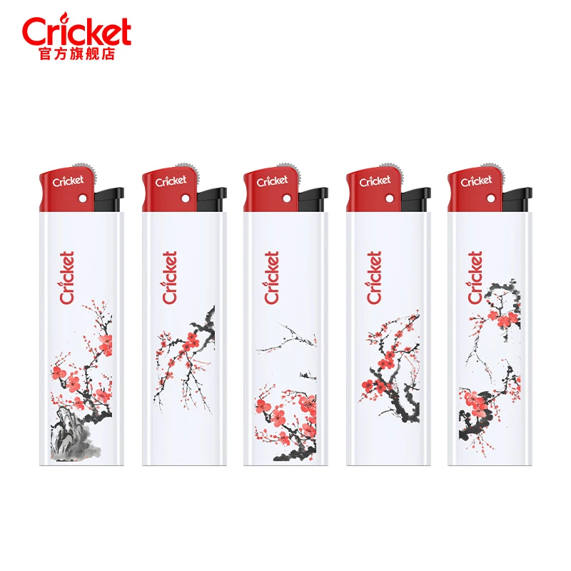 Cricket草蜢一次性砂轮滑轮明火防爆墨韵梅香网红款广告定制印字