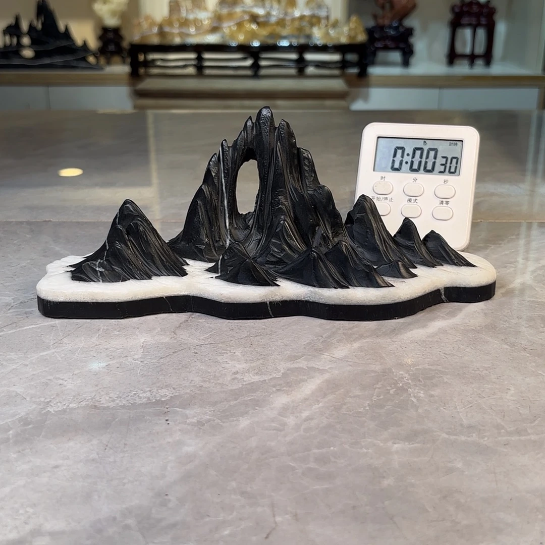 江***仇灵璧石手工雕刻奇石摆件