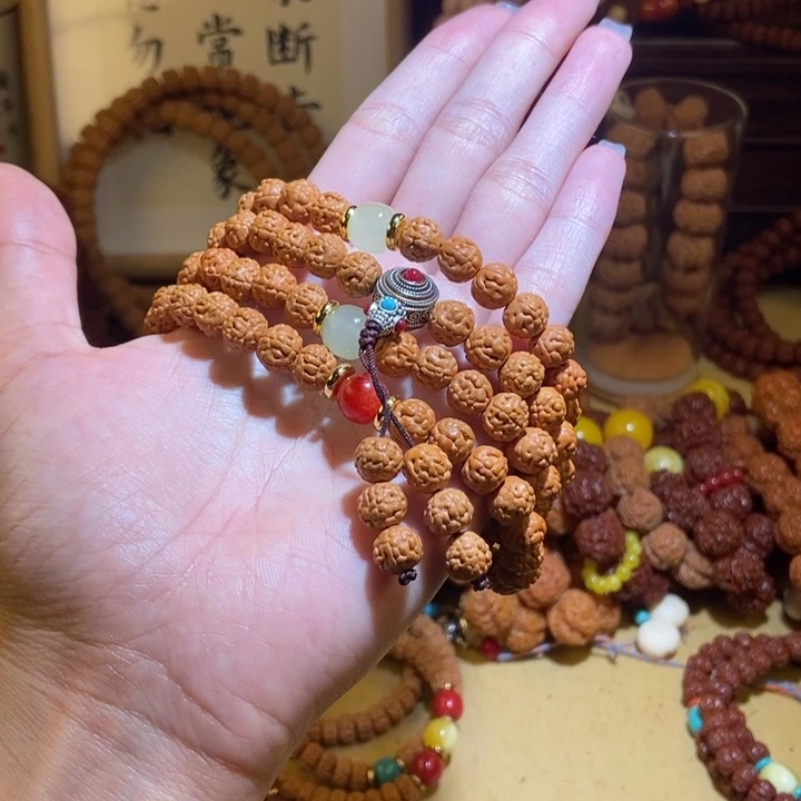 吊坠金刚菩提96原子金蟾108一物