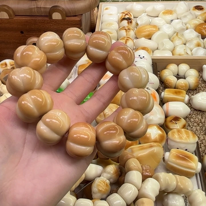 把件菩提根/象牙果12.5.42象牙果炭烤南瓜微瑕