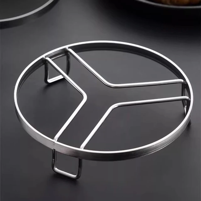 厨房不锈钢蒸架加厚蒸锅架家用隔热锅垫蒸笼蒸菜架子蒸屉隔水支架