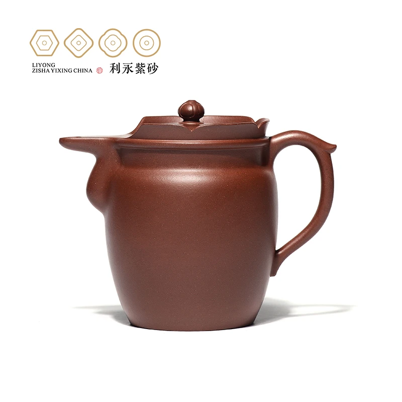 百年利永高僧帽壶底槽青245CC周志新宜兴原矿紫砂