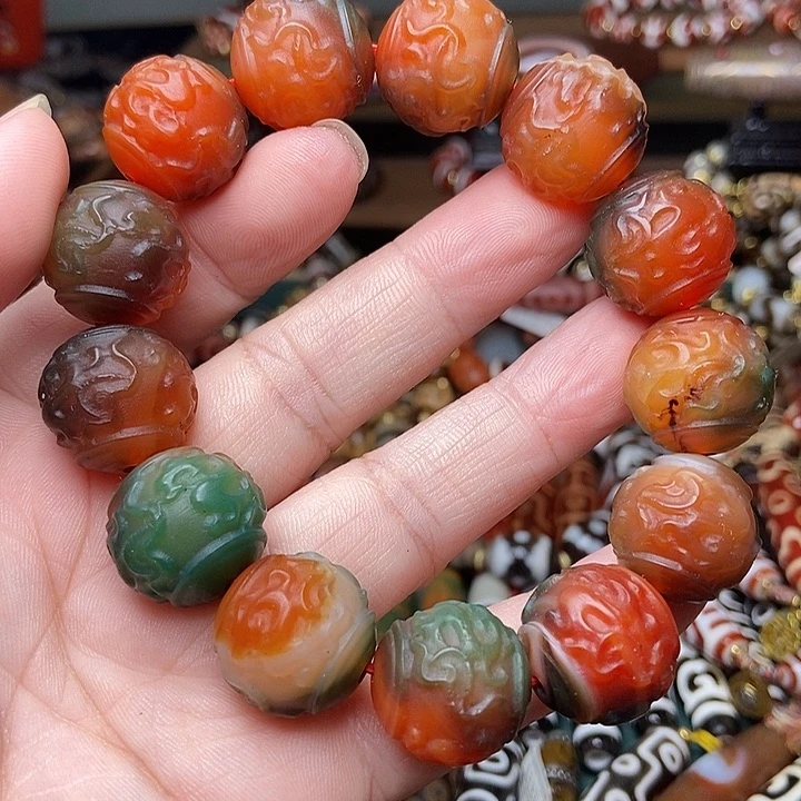 玛瑙/玉髓未镶嵌手链