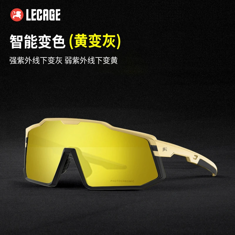 乐凯奇变色夜视登山骑车眼镜近视防风防尘护目镜防风男眼镜防灰尘