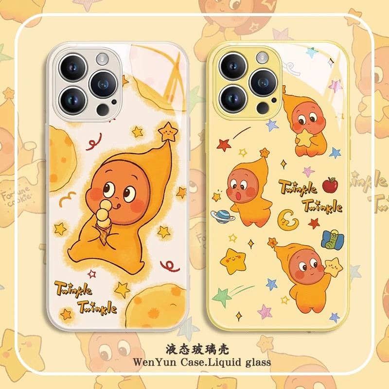 星星人适用苹果/华为/小米/vivo/oppo卡通可爱网红超火男女手机壳