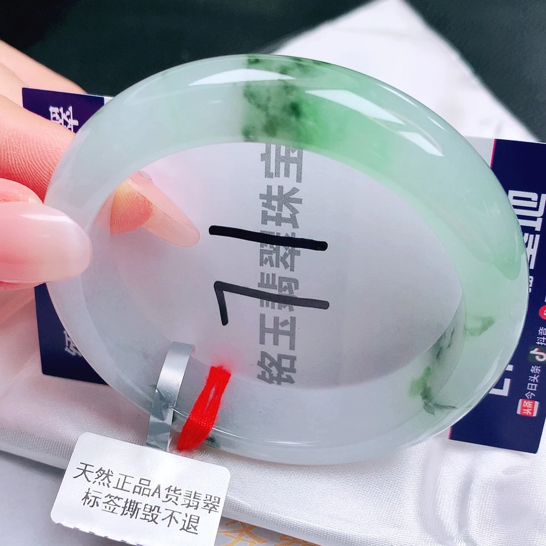 翡翠未镶嵌手镯缅甸天然a货翡翠手镯