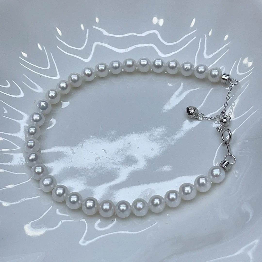 颈饰淡水珍珠银S925镶嵌