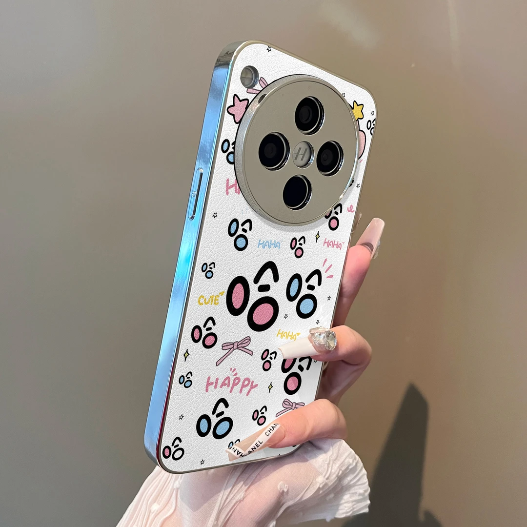 哈哈哈猫咪适用oppofindx8手机壳实用数码配件女小众全包防摔高级