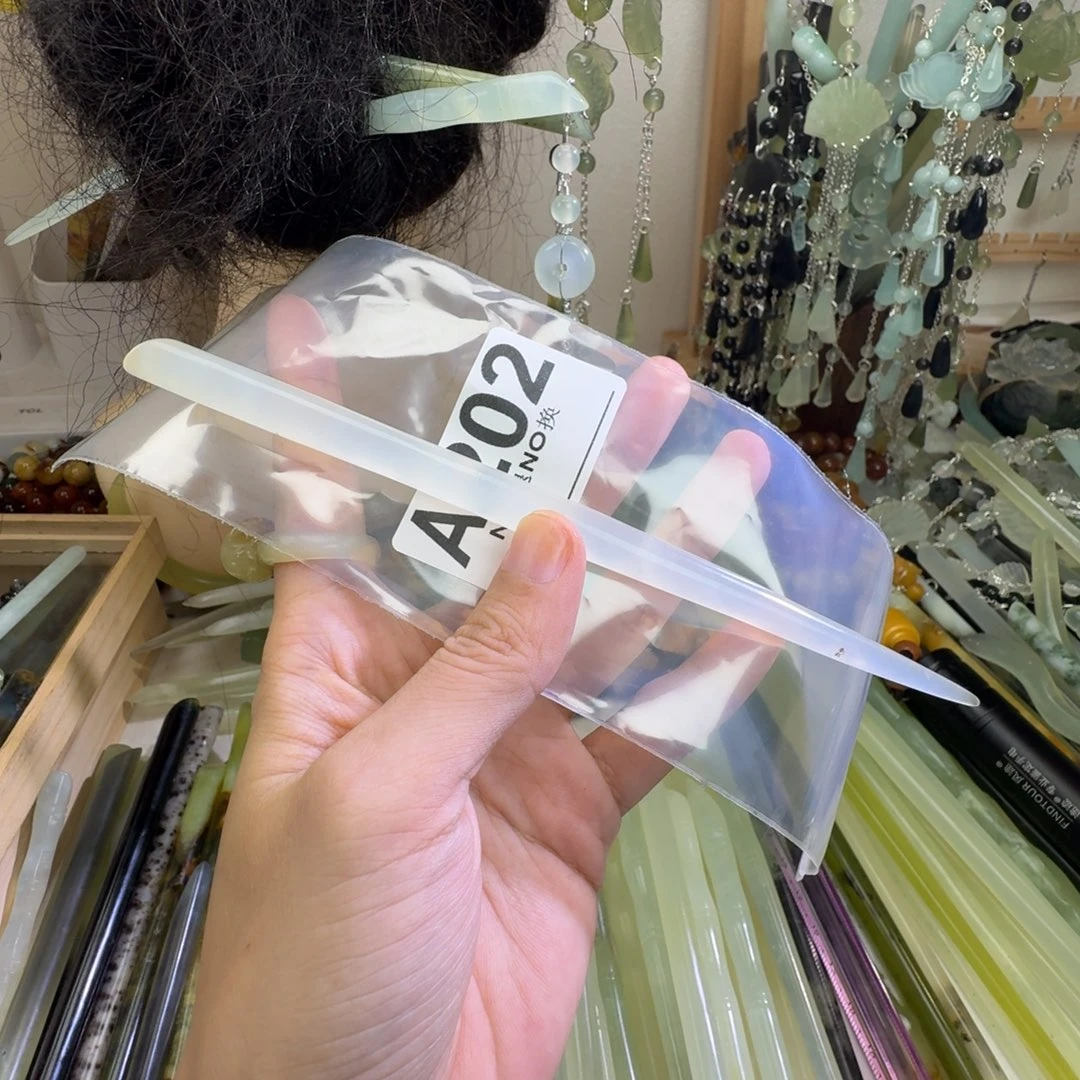 ʚ***ɞ蛇纹石玉合金发饰