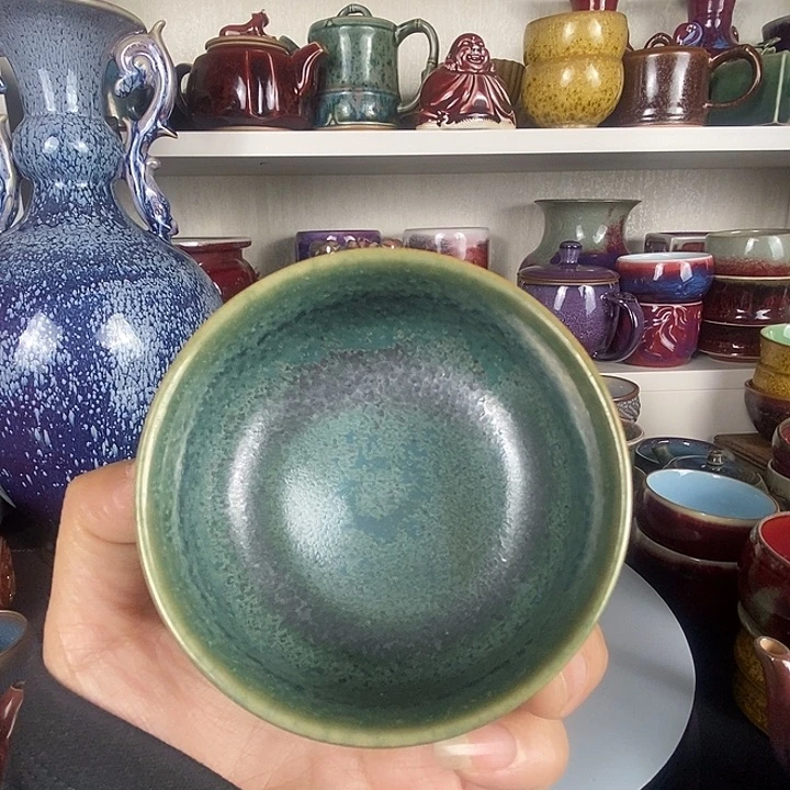 茶盏中国神后钧瓷茶具处理